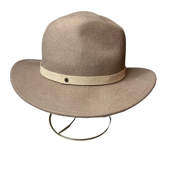 Banana Republic Beige Wool Fedora Hat S/M New‎